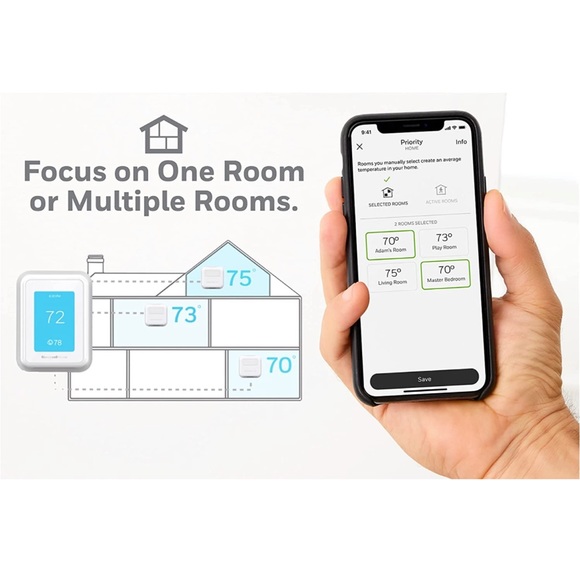🏠Honeywell Home T9 WiFi Smart Thermostat🏠 NWT - Picture 3 of 10